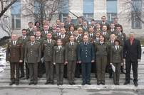 A Group of National Army Servicemen Complete the English Language Course