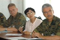 Vizită de inspecţie în unităţile Armatei Naţionale 