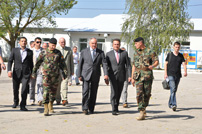 Nicolae Timofti Visits Bulboaca Military Training Ground