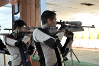 Army champions in shooting