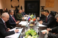 Defense Minister Vitalie Marinuta Meets with Russian Counterpart Sergey Shoygu