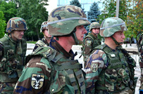 Militarii Armatei Naționale la „Rapid Trident 2013”