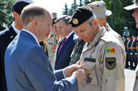 Awards and Appreciation for Moldovan Servicemembers that Participated in Iraq Mission