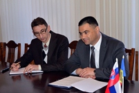 Minister of Defense Vitalie Marinuta Meets New Ambassador of  Slovakia to Republic of Moldova