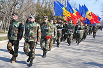 Militarii Armatei Naţionale au participat la Marşul Comemorării din Coşniţa