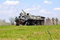 “Dacia” Brigade Troops Carry Out Demonstration Exercises 