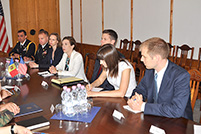 Colaborarea moldo-americană în domeniul apărării discutată la Ministerul Apărării