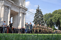 Studenţii Academiei „Alexandru cel Bun” au depus jurămîntul militar