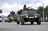 Training Involving Military Vehicles Conducted in Chisinau