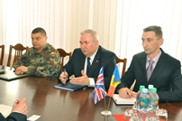 British Officials Visit Ministry of Defense