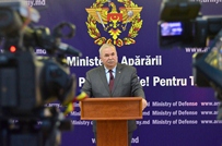 Declaraţia de presă a ministrului Apărării, Viorel Cibotaru, privind rezultatele vizitei oficiale în România