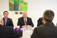 Minister of Defense, Viorel Cibotaru, at NATO Headquarters