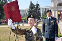 Studenţii Academiei “Alexandru cel Bun” au depus jurămîntul militar