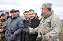 Comandantul Comandamentului European al Forţelor Armate ale SUA în vizită la poligonul de la Bulboaca