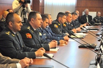President Nicolae Timofti Attends Military College Meeting