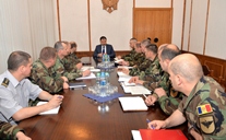 Working Meeting at the Ministry of Defense Concerning This Week Heavy Rains