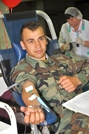 National Army Soldiers Donate Blood