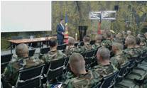 Minister of Defense Visits National Army Contingent in KFOR