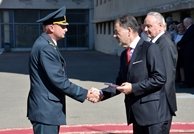 Președintele Nicolae Timofti a participat la evenimentele prilejuite de cea de-a 25-a aniversare a Armatei Naționale