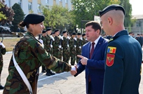 Studenţii Academiei “Alexandru cel Bun” au depus Jurământul Militar