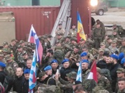 Militarii din KFOR-V au participat la un marş cu scop caritabil