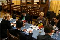 Întrevederi bilaterale ale Ministrului Apărării la Roma, Italia
