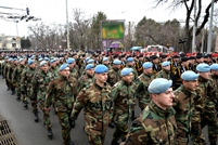 National Army Service Members Attend the Remembrance Day Events 