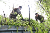 Service Members from Chisinau Clear the Access Routes in the Capital 
