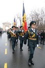 Honor Guard Service Members at the Parade in Bucharest