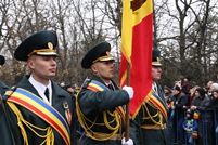 Honor Guard Service Members at the Parade in Bucharest