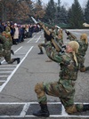 Tinerii încorporaţi în Armata Naţională au depus jurământul militar