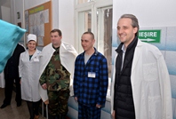 Minister of Defense Inspects Balti Garrison