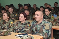 Campanie de informare privind fenomenul corupţiei desfăşurată în toate garnizoanele Armatei Naţionale