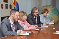 Eugen Sturza and Dafina Gercheva Discuss the Cooperation between Ministry of Defense and UN 