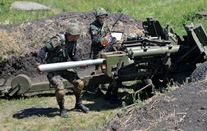National Army Conducts Artillery Exercise