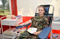 Militarii Armatei Naţionale  au donat sânge