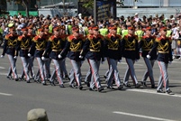 Garda de Onoare a defilat la parada militară de la Kiev