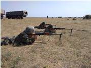 Militarii moldoveni se antrenează la poligonul Babadag din România