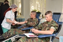 Militarii Armatei Naţionale donează sânge pentru viaţă