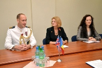 The New British Attaché Presented at the Ministry of Defense