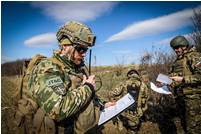National Army Service Members from KFOR Participate in an Exercise of Evaluation