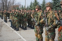 Soldiers from Balti and Chisinau Take Military Oath