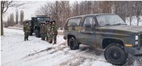 Armata Naţională, pregătită să intervină în zonele afectate de ninsori