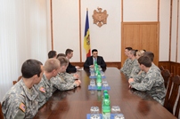 Ministrul Apărării a urat bun venit în Moldova studenţilor militari americani