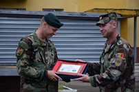 Militarii Armatei Naţionale onoraţi la Rapid Trident