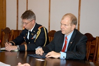 Vitalie Marinuţa a avut o întrevedere de lucru cu Ambasadorul SUA în Republica Moldova