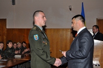 National Army Servicemen Awarded for Work Performance
