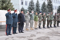 National Army Servicemen Back from Germany