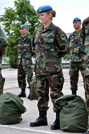Armata Naţională a detaşat un contingent în Macedonia