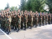 National Army Soldiers Take Enlistment Oath